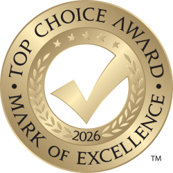 TopChoiceAwards logo year 2026 Colour Custom
